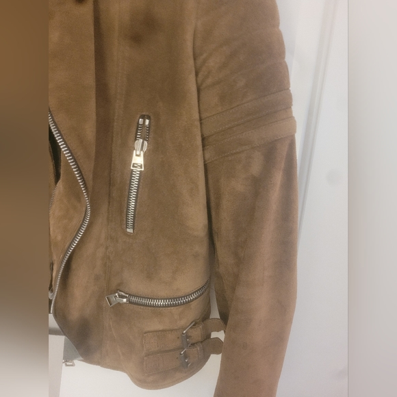 Tom Ford Café Quilted Suede Biker Jacket - Picture 8 of 11